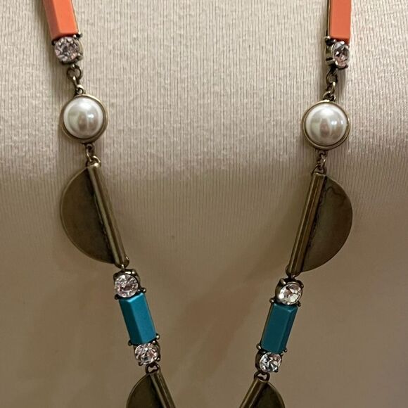 Premier Designs “Pop Art” Colorful Geometric Pendant Necklace #PDNK2 - Picture 3 of 8